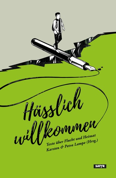 Das Buch „Hässlich willkommen“ erscheint Ende Mai im Satyr Verlag.