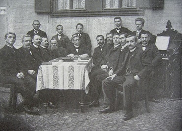 Bibelstunde im Quedlinburger Jünglingsverein.
