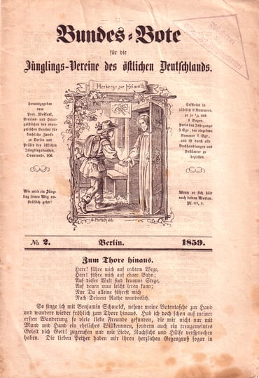 Die zweite Ausgabe des Bundesboten (1859).
