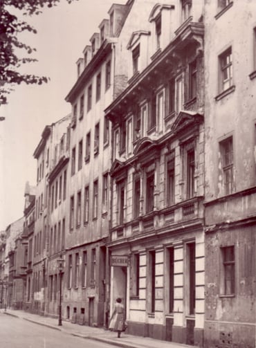 Das Haus in der Sophienstraße 19 (um 1950).