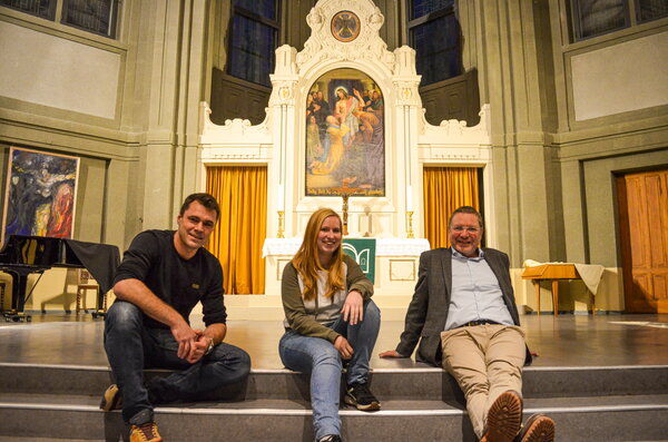 Sebastian Mix, Elisabeth Krautwurst und Jan von Campenhausen (v.li.n.re.)